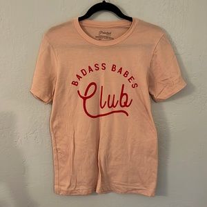 Badass Babes Club t-shirt size small